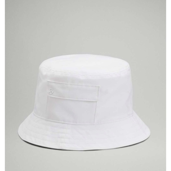 Lululemon On My Level Bucket Hat Pocket White Size M / L - Picture 1 of 9